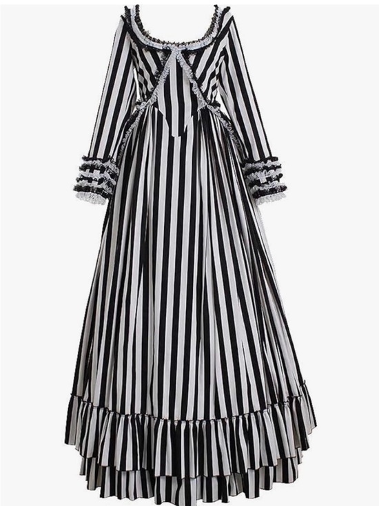 Vintage Dresses & Skirts - Sleepy hollow stripe dress